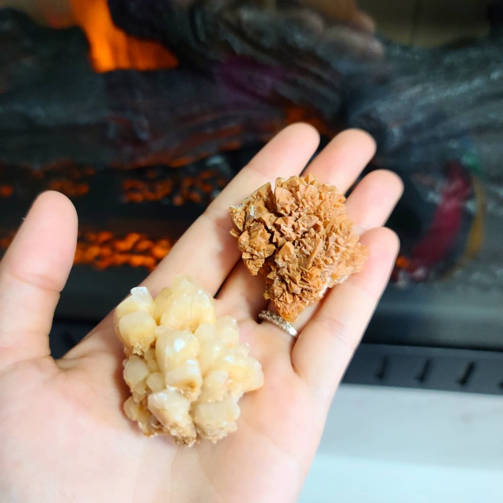 Unique Citrine carving crystals 🔮